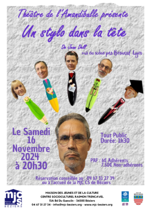 sta un stylo dans la tête