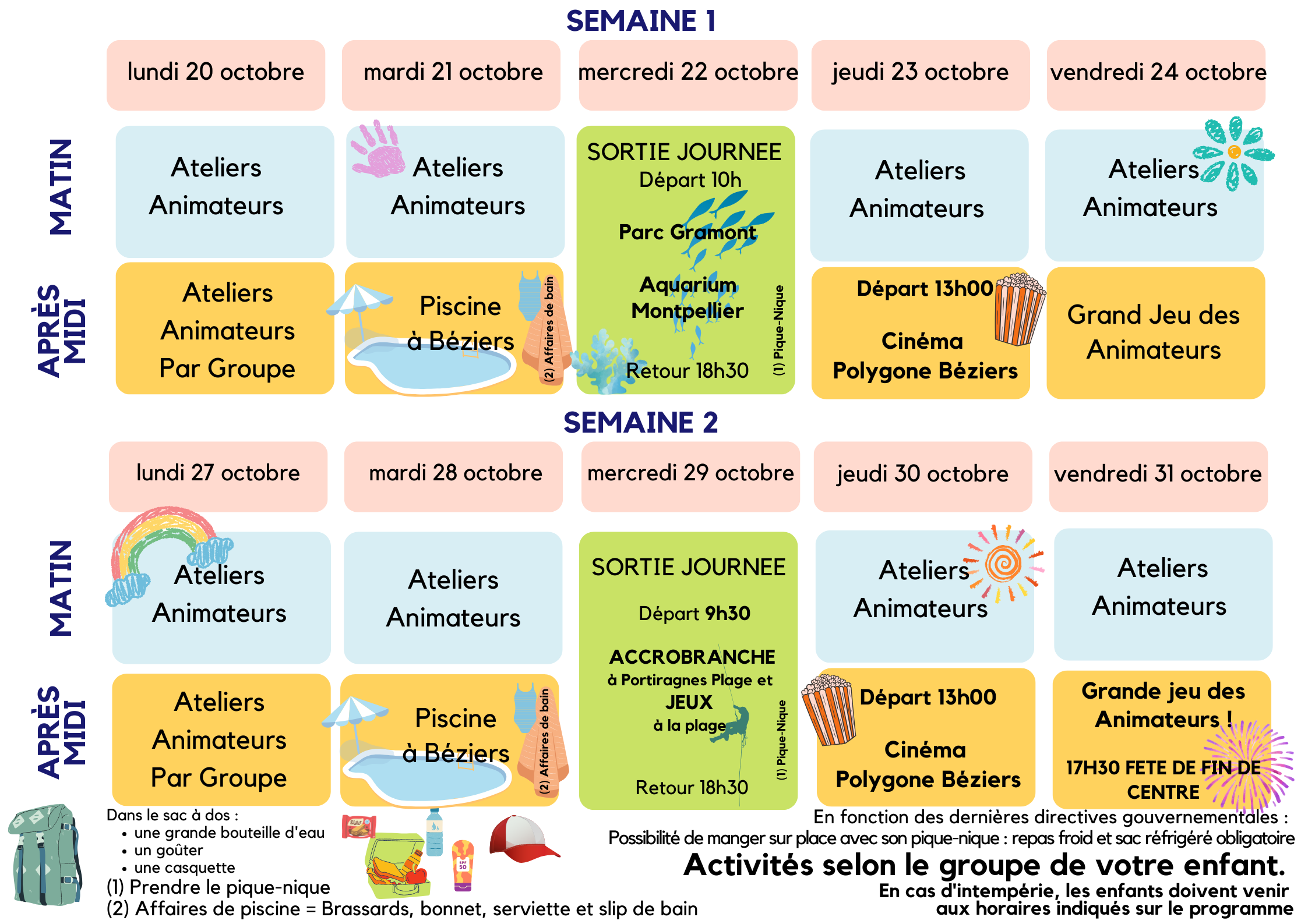 programme alsh automne enf 2025
