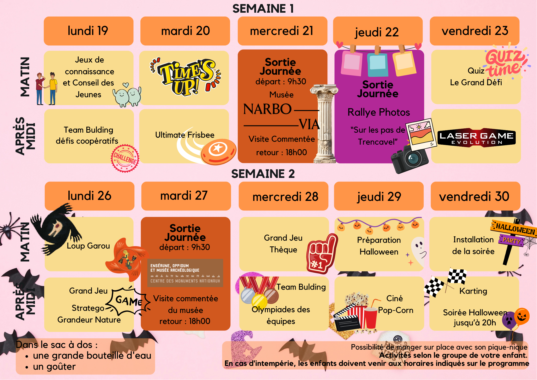 programme alsh ados automne 2026